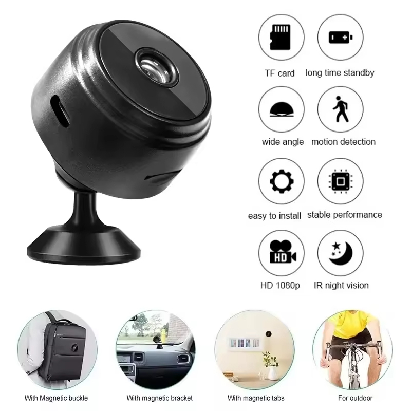 Home Security Camera Installation - A9 ミニ WiFi HD 1080P セキュリティカメラワイヤレス監視保護リモートモニター監視ビデオカメラ幼児ペット家庭用