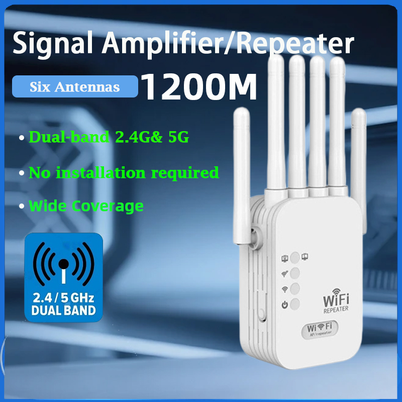 Home Security Wireless - KATORD 1200Mbps ワイヤレス WiFi リピーター 2.4G&5G