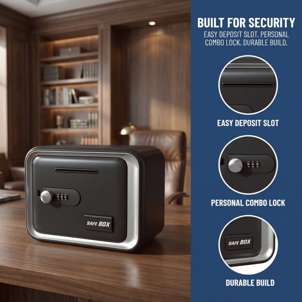 Home Security Packages - 家庭用パスワードロック貯金箱教育用コイン紙幣スロットミニ金庫大容量マネーセキュリティミニATM男の子女の子向け