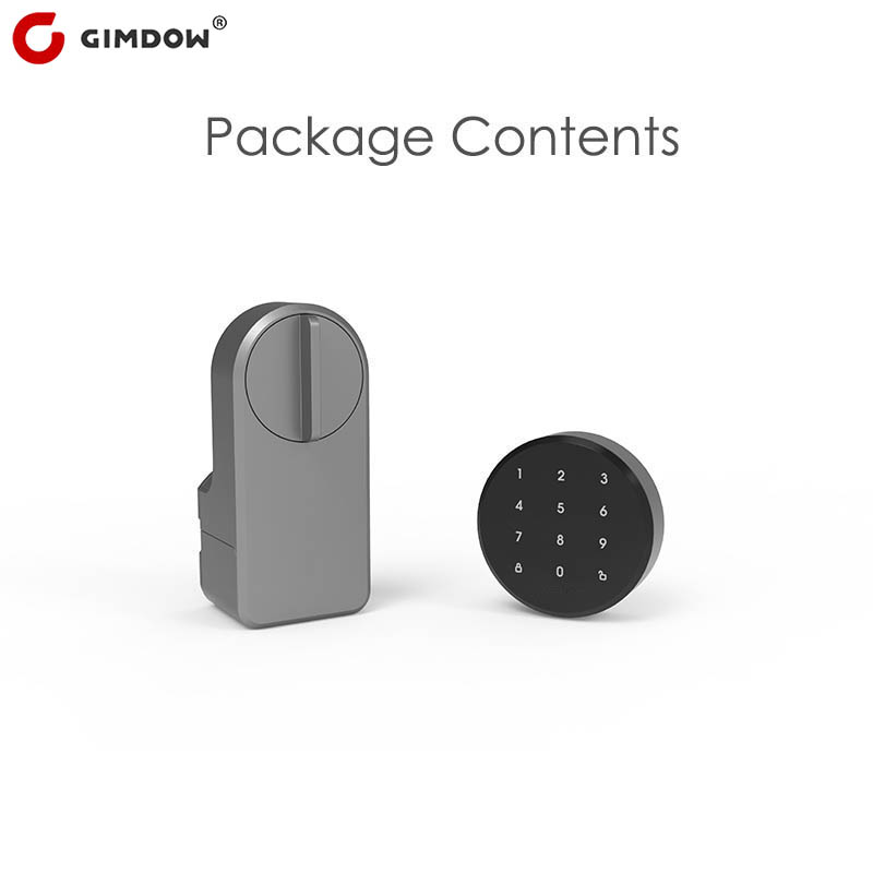 Door Lock Smart Keypad - TuyaスマートデジタルドアロックGIMDOWパスワードロック電動ホテルアパートメントロッカー用セーフスマートロック