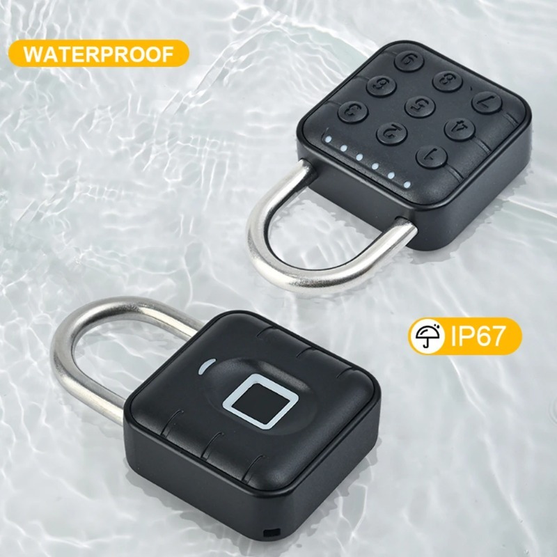 Tuya スマート生体認証指紋ドアロック電子 Bluetoo - Door Lock Smart Keypad のレビューと価格