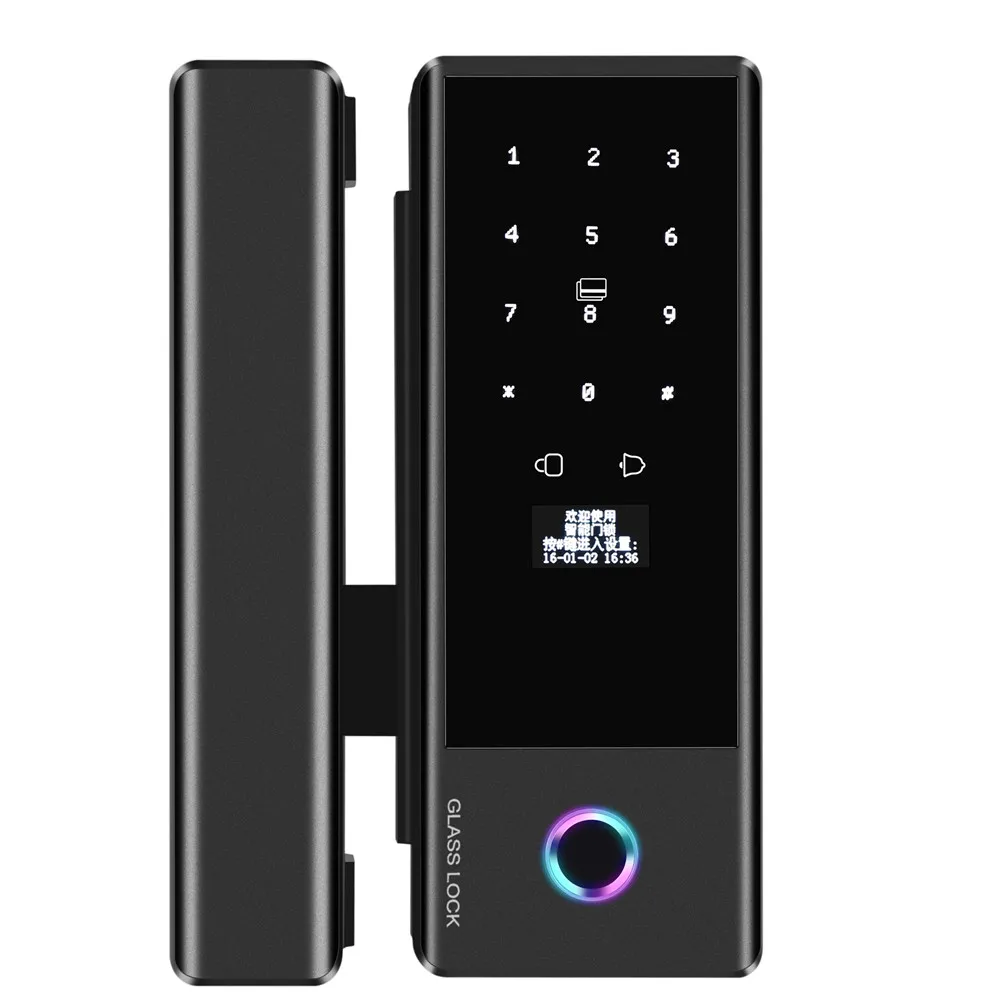 Ttlock Ble ガラスドアロック スマートガラスデッド - Door Lock Smart Keypad のレビューと価格