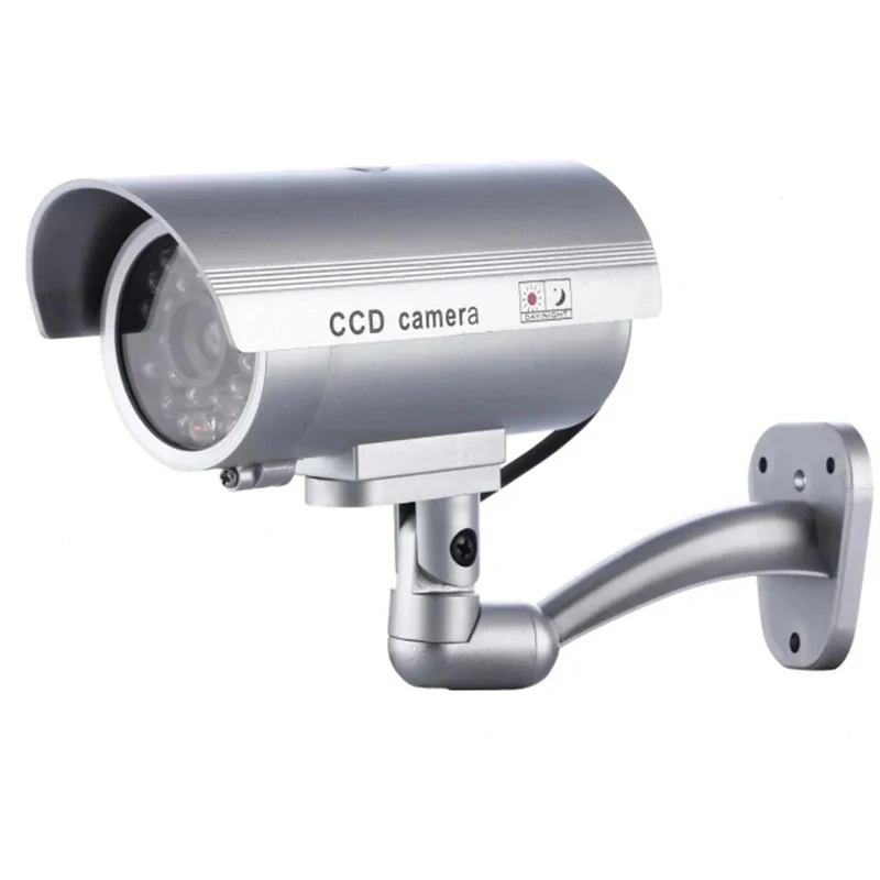 シミュレーション偽弾丸カメラダミーカメラ屋外LEDライトモニ - Home Security Camera Installation のレビューと価格
