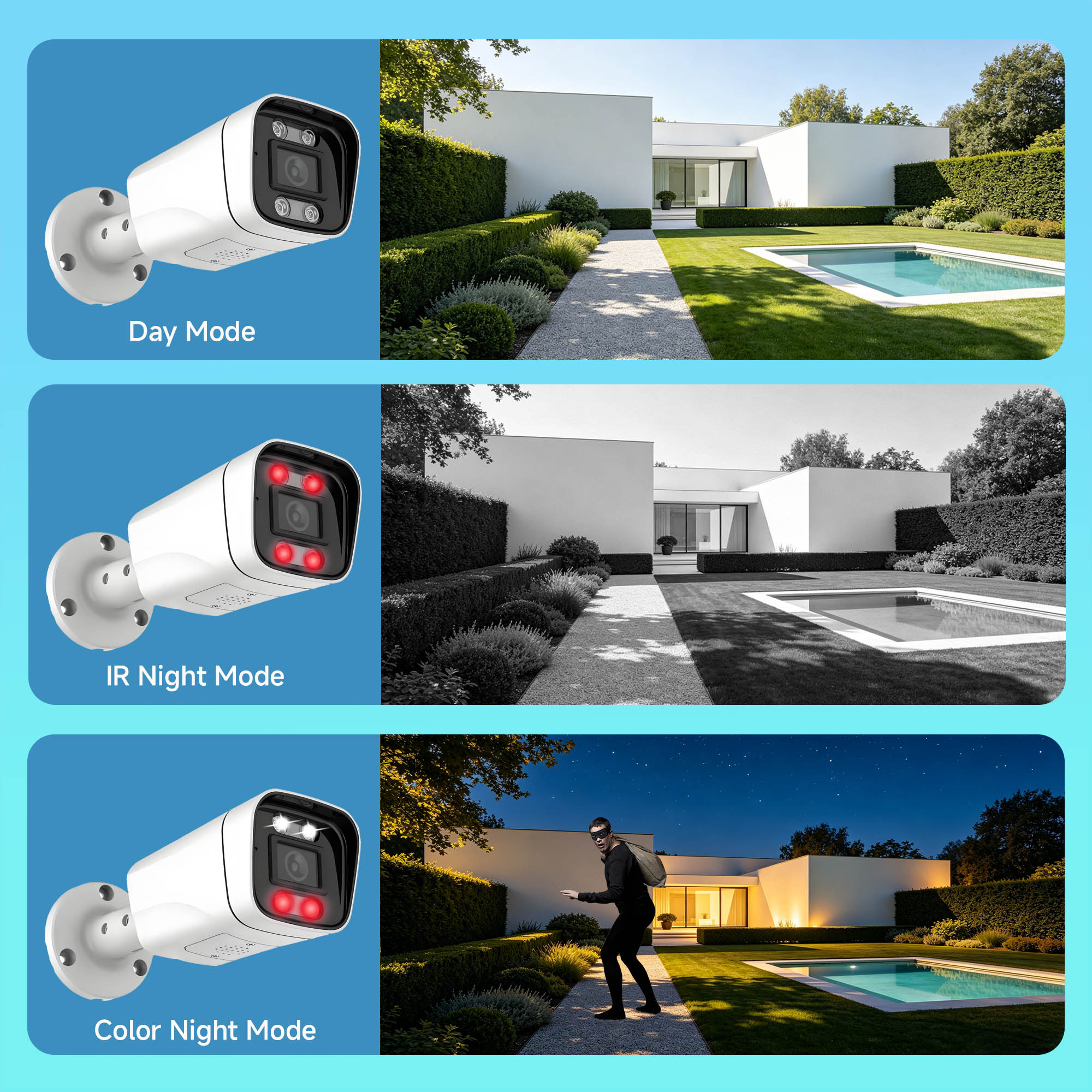 BFMore 8MP 4K Ai 人間検知セキュリティシステ - Home Security Video のレビューと価格