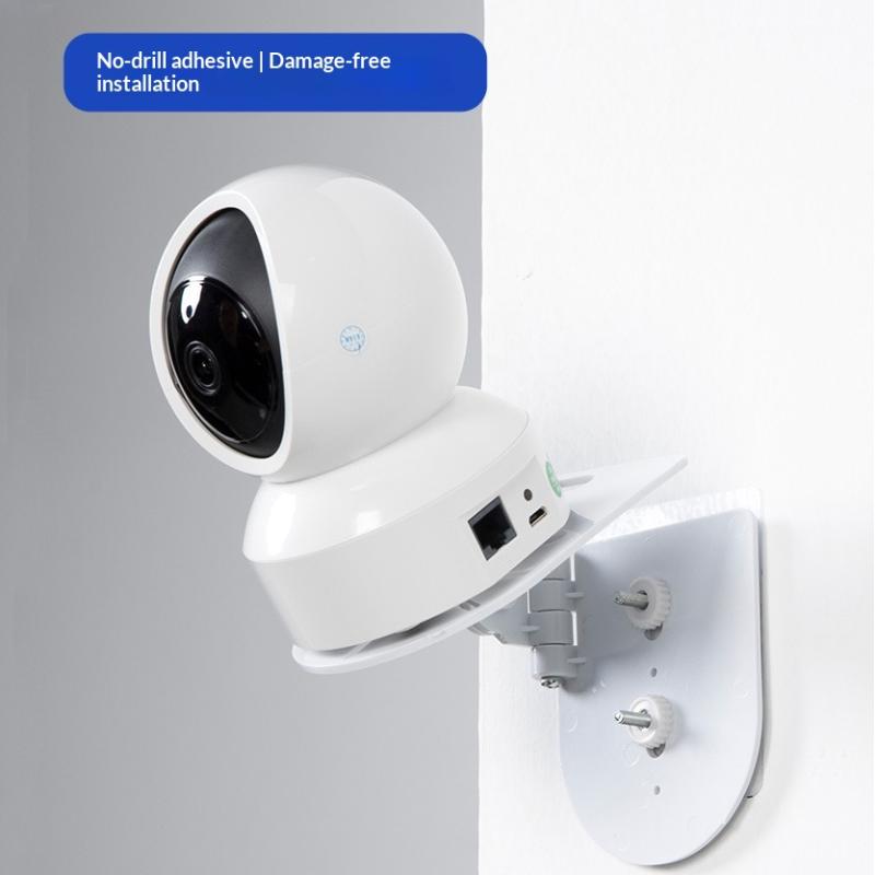 壁掛け式L字型PTZカメラブラケット、接着ベース付き、穴あけ - Home Security Camera Installation のレビューと価格