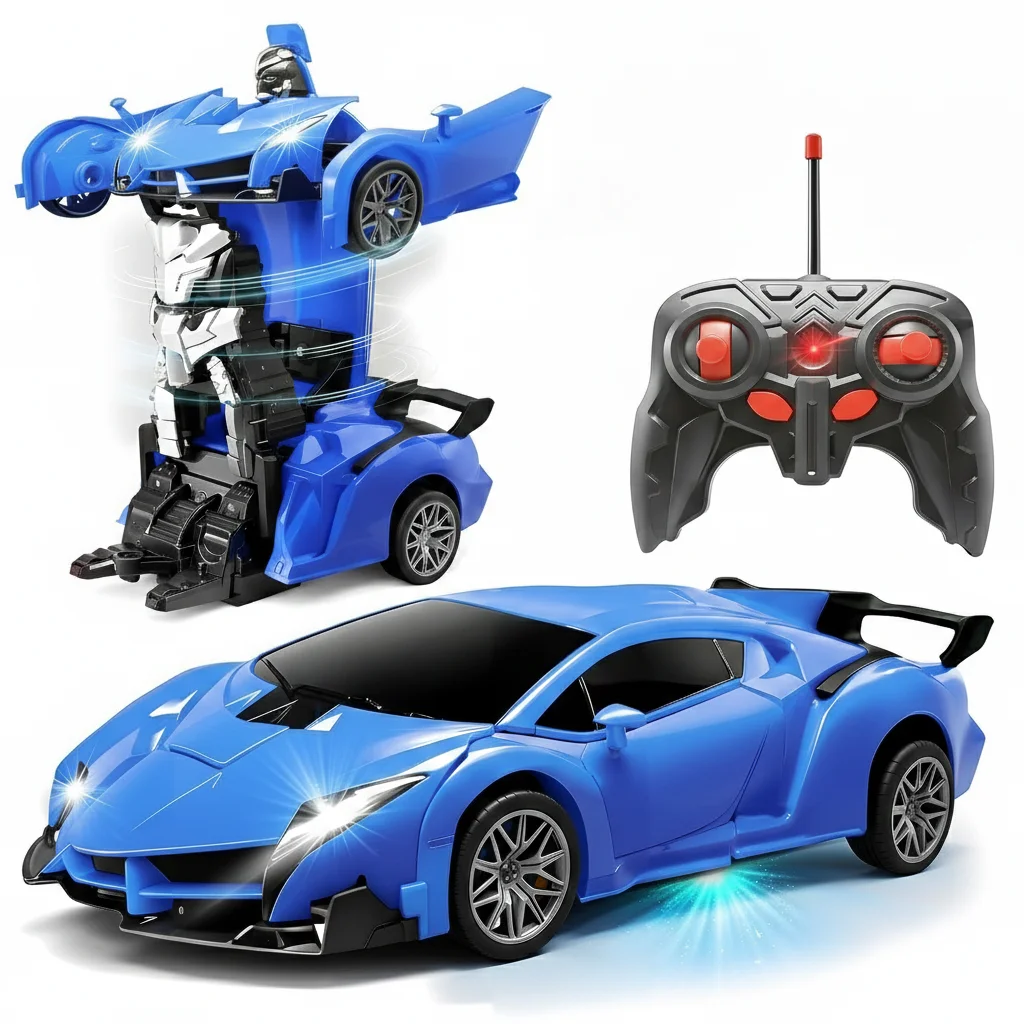 2in1 RC変形カーロボット ラジコン変形レーシングカー  - Home Security Companies のレビューと価格