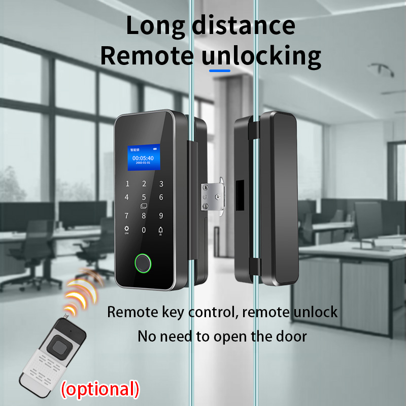 スマートドアロック指紋認証ガラスドアリモコンTuyaアプリカ - Door Lock Smart Keypad のレビューと価格