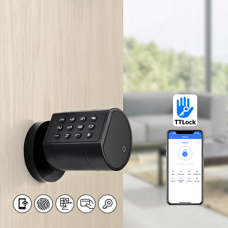 スマートユーロ円筒ドアロック ttlock アプリキーレスセ - Door Lock Smart Keypad のレビューと価格