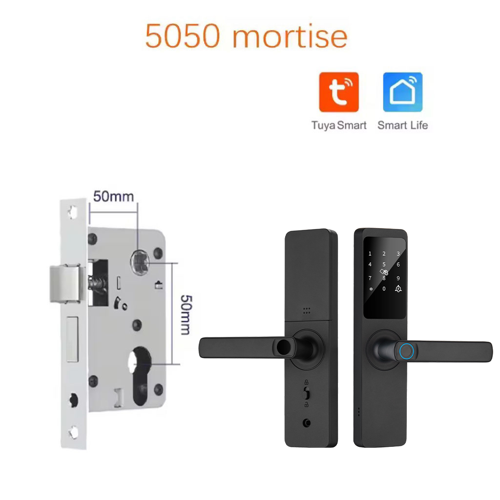 Tuya スマートドアロック 室内パスワード 指紋リモートロ - Door Lock Smart Keypad のレビューと価格