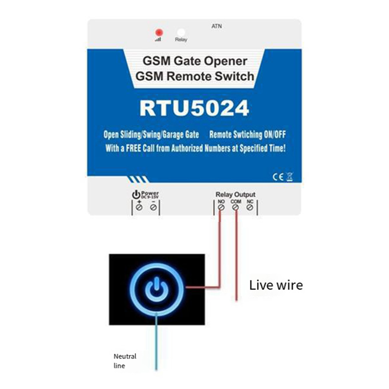 B04C-RTU5024 GSM ドアオープナーリレー ワイ - Home Security Wireless のレビューと価格