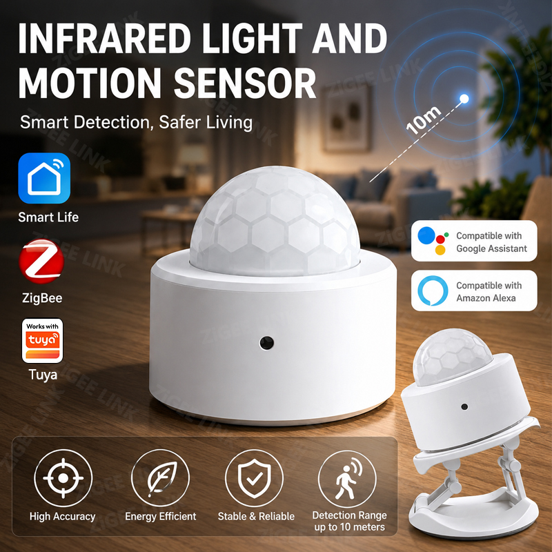 ZigBee 3.0 PIR モーションセンサー ワイヤレス - Home Security Wireless のレビューと価格
