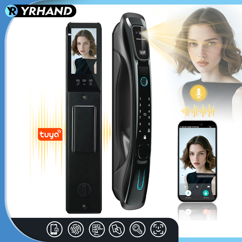スマートロック 3D顔認証 手のひら静脈認証 指紋認証 Wi - Door Lock Smart Keypad のレビューと価格