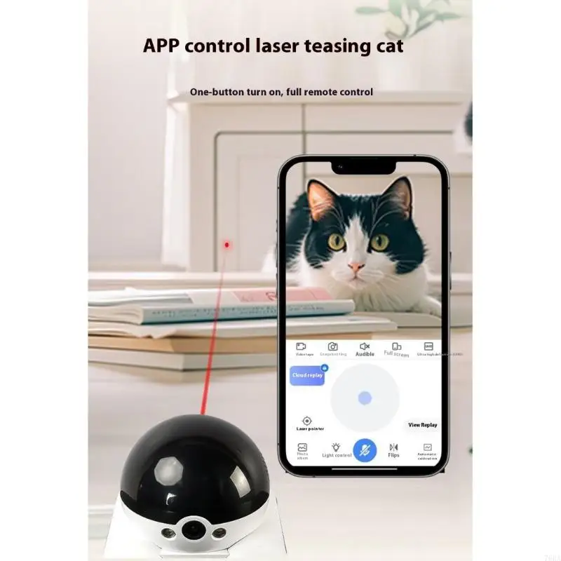 双方向のトーク機能と夜間検出ロボットカメラを備えた360度回 - Home Security Training のレビューと価格
